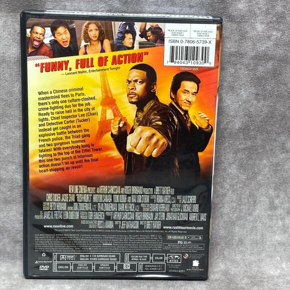 Rush Hour Trilogy DVD Set Jackie Chan Chris Tucker Action Comedy Movies - Picture 5 of 6
